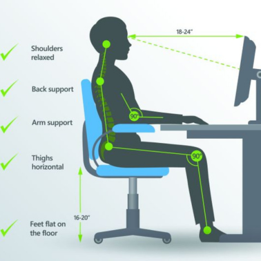 best chair for poster correction