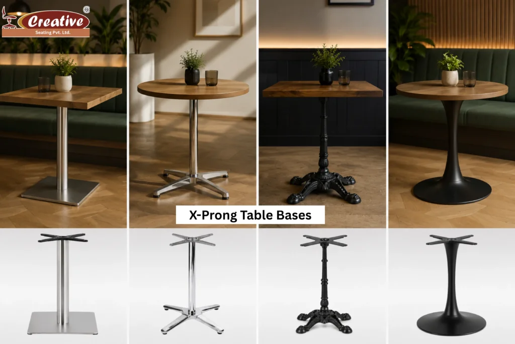 X-Prong Table Bases