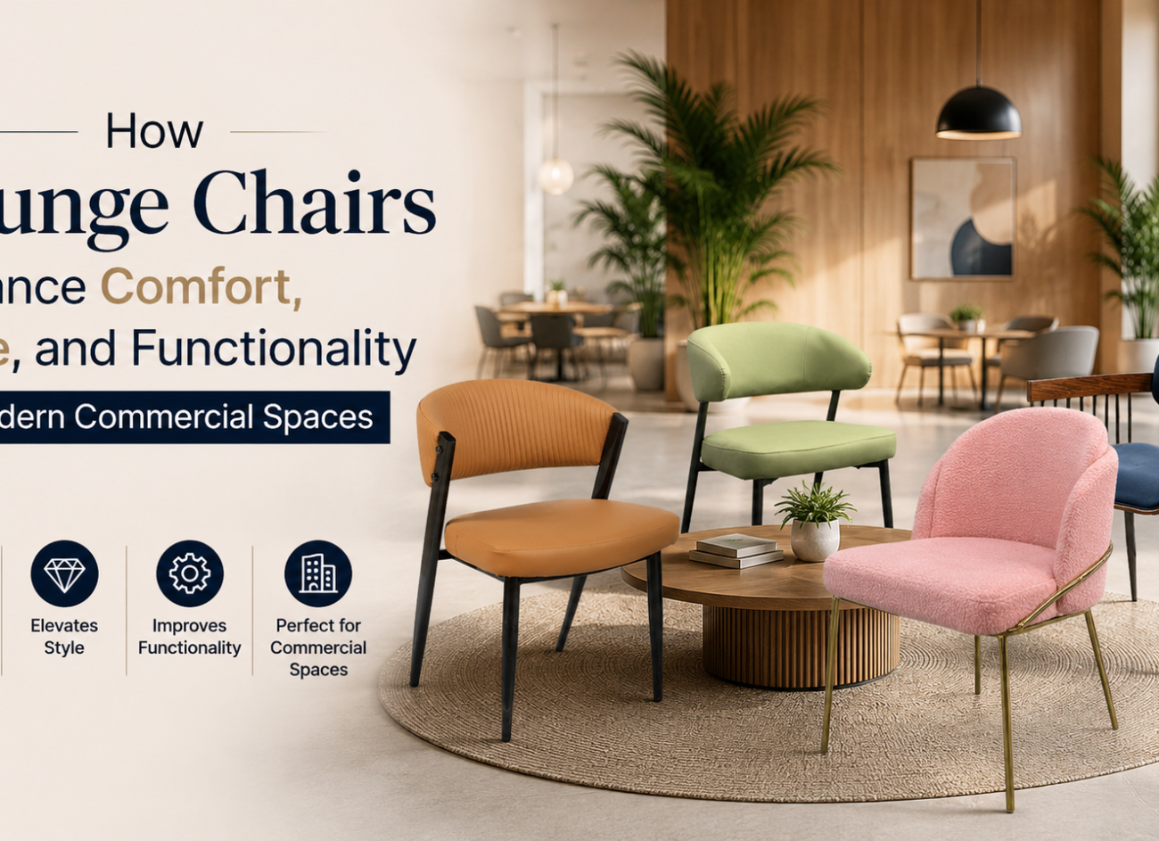 How Lounge Chairs Enhance Comfort, Style, and Functionality in Modern Commercial Spaces