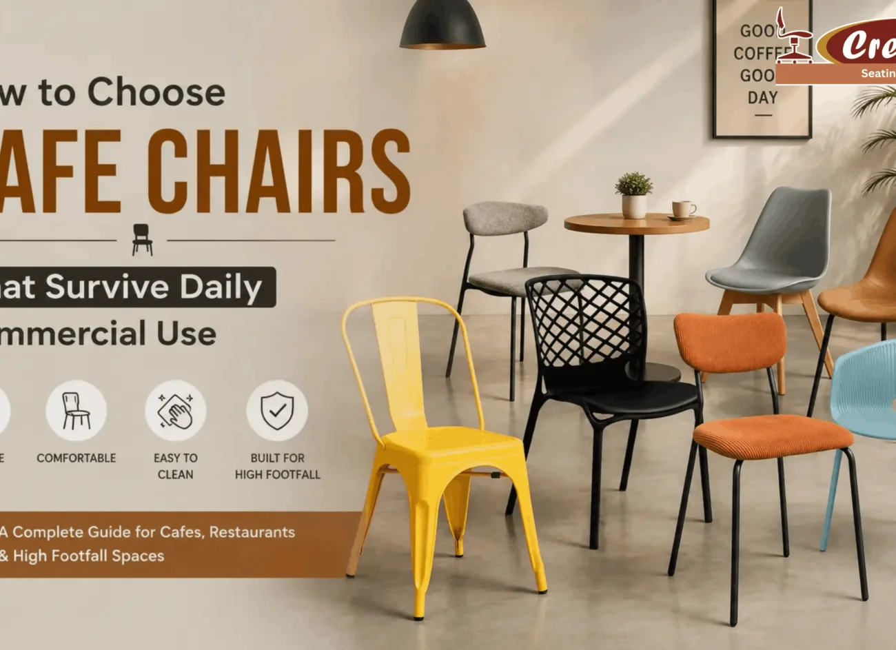 How to Choose Cafe Chairs That Survive Daily Commercial Use