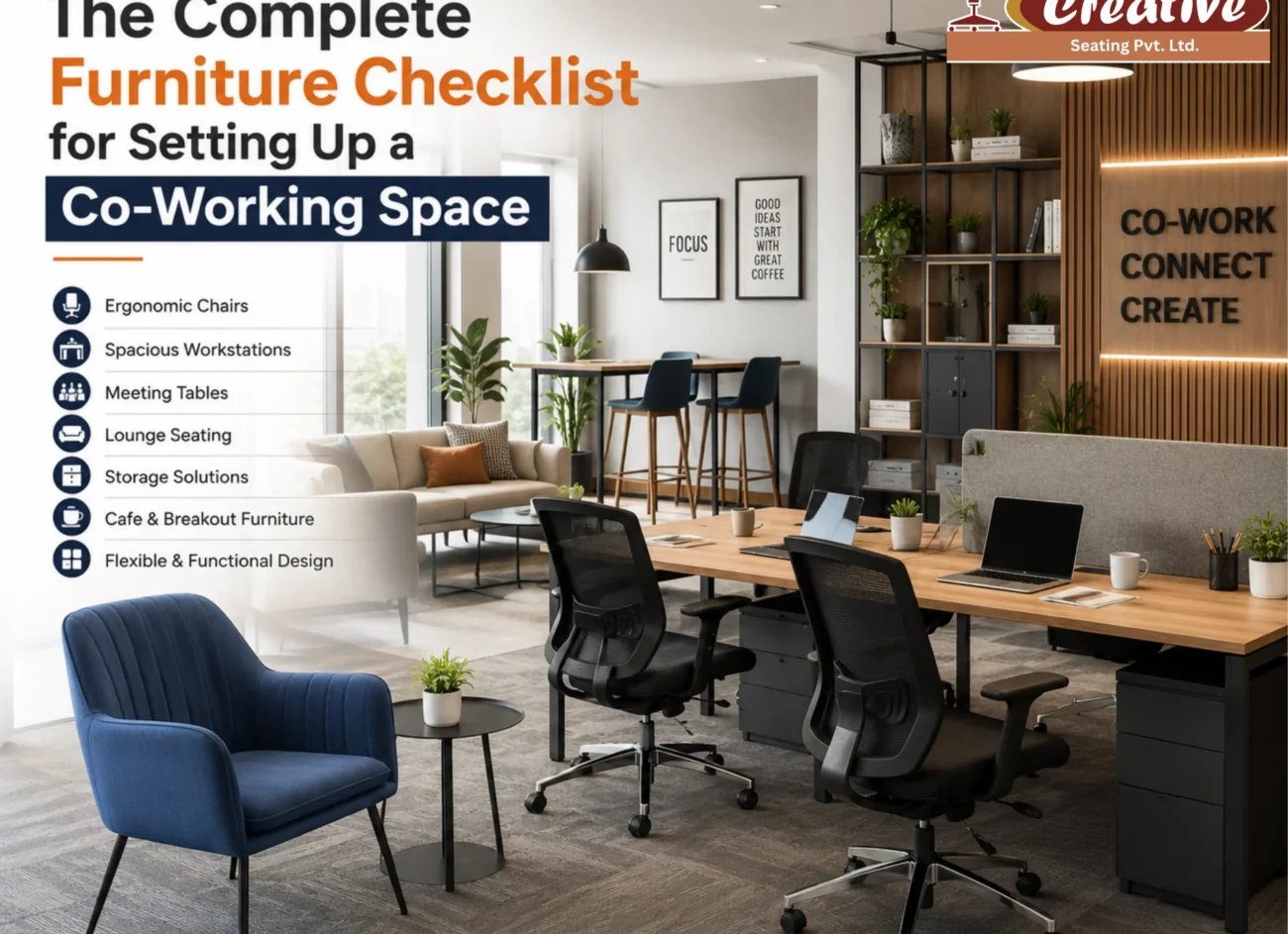 The Complete Furniture Checklist for Setting Up a Co-Working Space