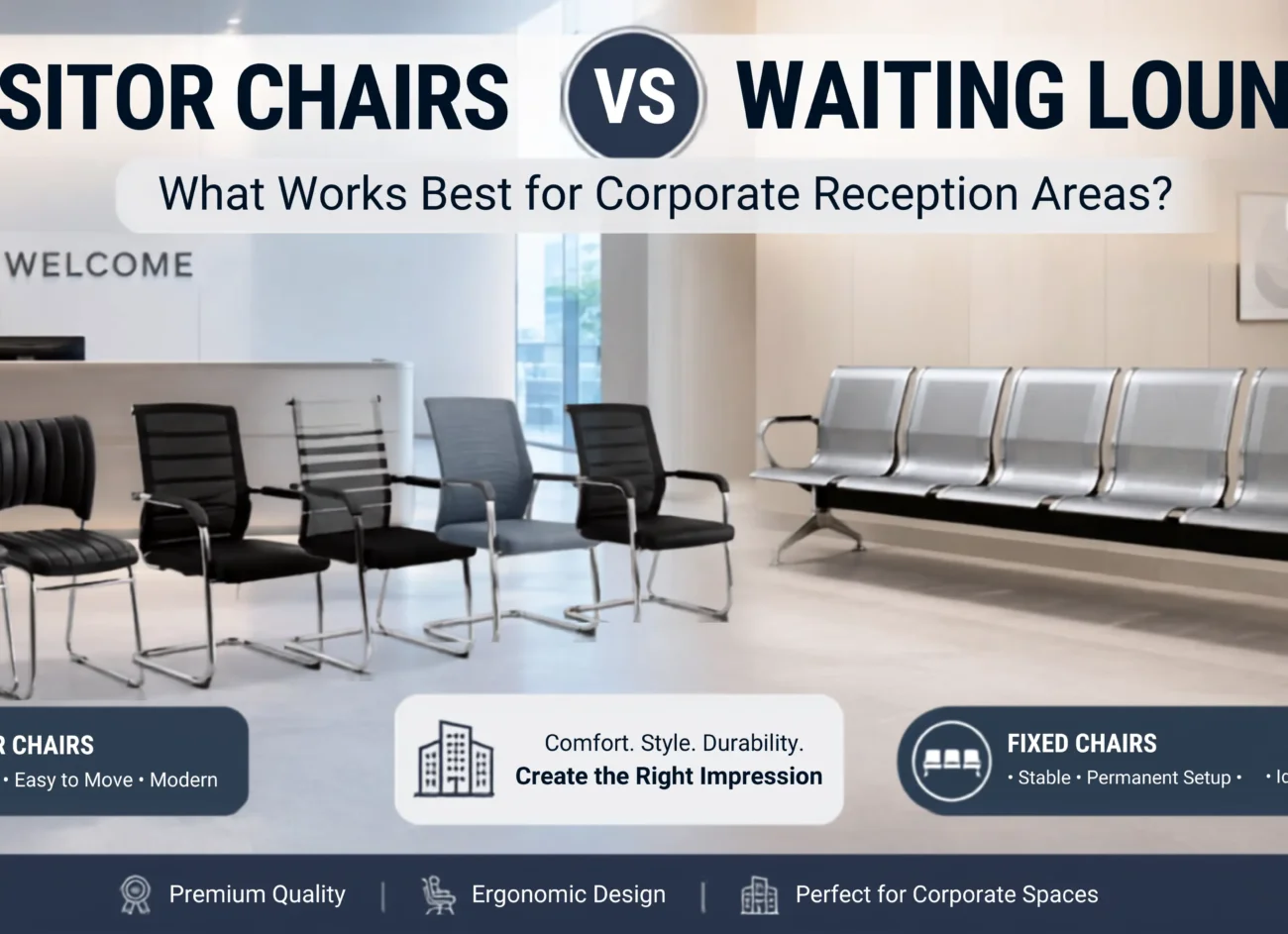 The Ultimate Guide: Visitor vs Waiting Lounge Chairs for Receptions