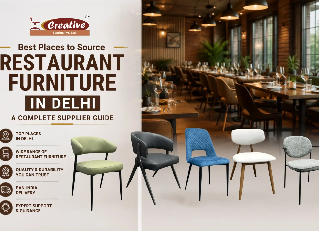 Best Places to Source Restaurant Furniture in Delhi: A Complete Supplier Guide
